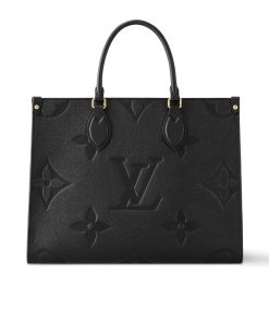 Alternative view of Louis Vuitton Onthego MM Monogram Empreinte Black 35Cm M45595