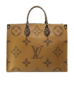 Alternative view of Louis Vuitton Rare Monogram Giant Onthego GM Tote Brown 34Cm