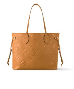Louis Vuitton Neverfull MM Monogram Empreinte Bag Cowhide Color 32Cm