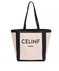 Alternative view of Celine Large Sling Tote Canvas Bags Black 48Cm