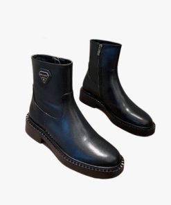Alternative view of Prada Ankle Short Chelsea Boot Leather Black