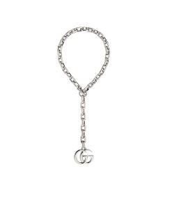 Alternative view of Gucci GG Marmont Pendant Chain Necklace Silver ‎863865 I4729 8131