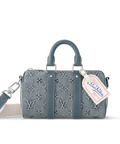 Louis Vuitton Keepall Bandoulière 25 Monogram Canvas Washed Denim 24Cm M22762