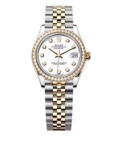 Alternative view of Rolex Datejust 31 Oyster Oystersteel Yellow Gold And Diamonds White 31mm 278383 0002