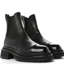 Alternative view of Chanel Short Boots Matte Leather Black