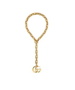 Gucci GG Marmont Pendant Chain Necklace Gold ‎63865 I8157 8027