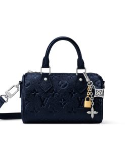 Louis Vuitton Nano Speedy Shimmery Ink 16Cm M26510