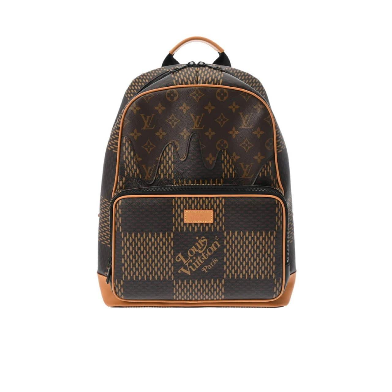 Louis Vuitton Nigo Monogram Reverse Canvas Backpack Brown 29Cm