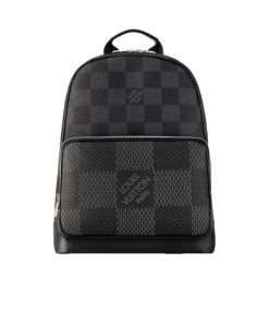 Alternative view of Louis Vuitton Excellent Campus Backpack Black And Gray 29Cm