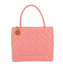 Alternative view of Chanel Caviar Medallion Tote Pink 30Cm