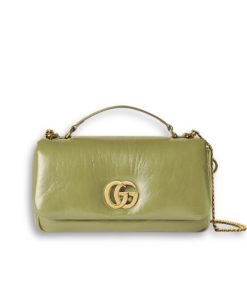 Alternative view of Gucci GG Milano Mini Top Handle Bag Olive Green 21Cm 806017 AAD5X 3037