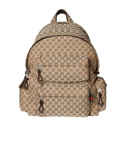 Alternative view of Gucci Gg Canvas Large Backpack Beige And Dark Brown 40Cm 800182 Fadsc 9852