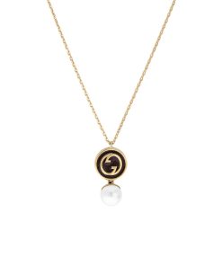 Alternative view of Gucci Blondie Pendant Necklace Gold Tone 774620 I9757 8499