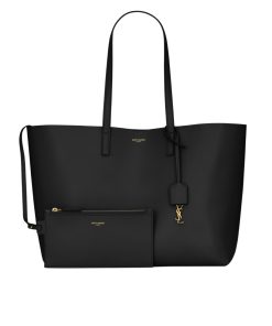 Alternative view of Saint Laurent Shopping In Leather Tote Bag Black 33Cm 600281Csv0J1000