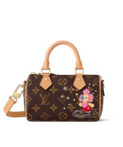 Louis Vuitton Nano Speedy Bag Monogram Brown 16Cm M82624
