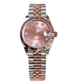 Rolex Datejust Stainless Steel And Everose Gold 36Mm