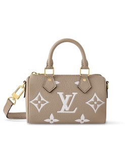 Alternative view of Louis Vuitton Nano Speedy Monogram Canvas Creme Beige 17Cm M82890