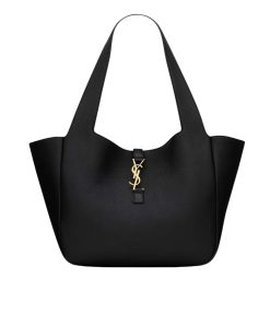 Saint Laurent Le 5 À 7 Bea In Grained Leather Black 50Cm 763435Aaduu1000