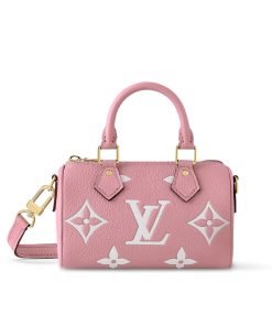 Louis Vuitton Nano Speedy Monogram Canvas Pink 17Cm M81456