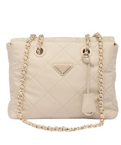 Alternative view of Prada Re Edition 1995 Chaîne Re Nylon Tote Bag Beige 25Cm 1Bg468 2Aos F0F24 V Coo