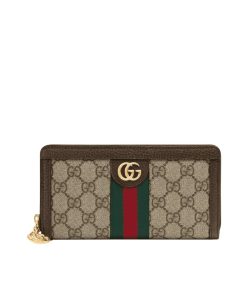 Alternative view of Gucci Ophidia Zip Around Wallet 19.5Cm Brown 523154 96Iwg 8745
