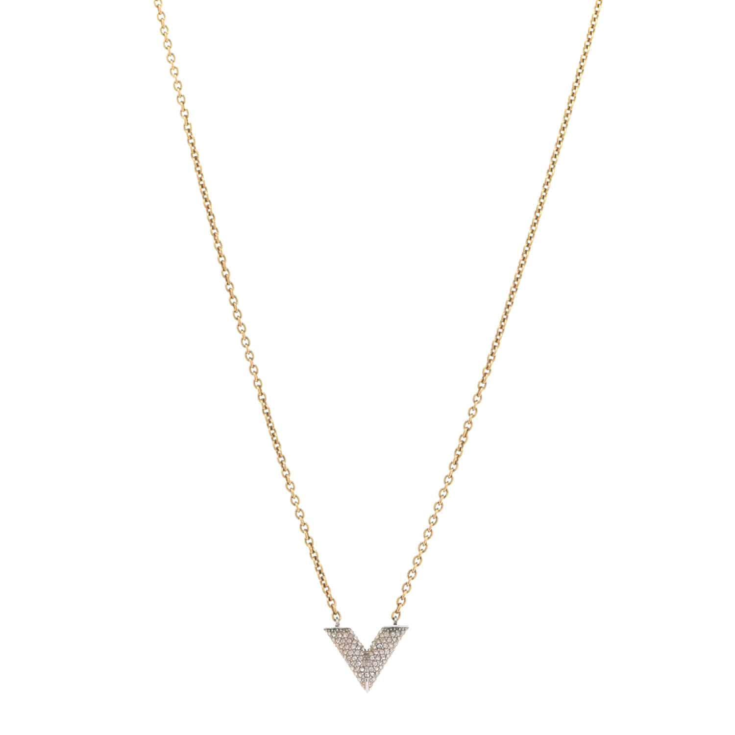 Louis Vuitton Crystal Essential V Necklace M68033
