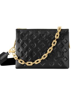 Louis Vuitton Coussin PM Black 26Cm M57790