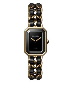 Chanel Premiere Edition Original Watch Gold Black 26mm H6951