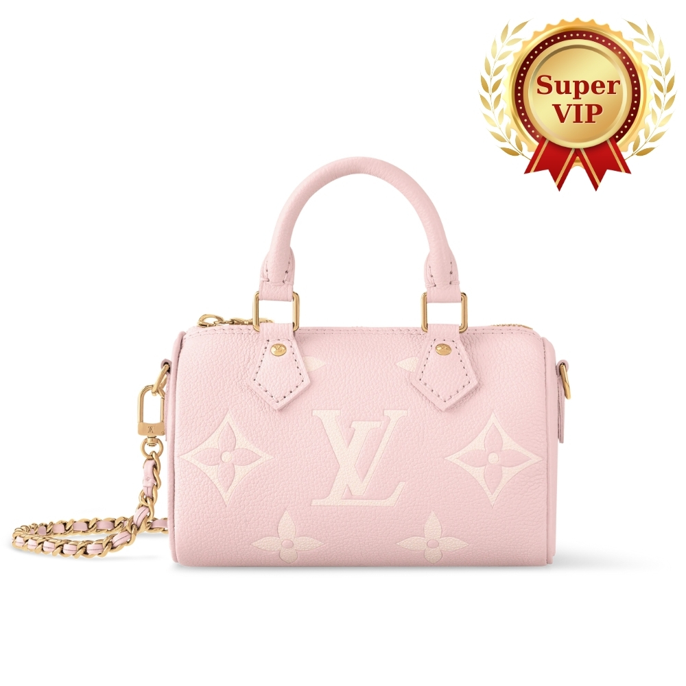 [Super Vip 1:1] Louis Vuitton Nano Speedy Pink 16Cm M14226