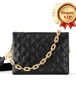 [Super Vip 1:1] Louis Vuitton Coussin PM Bag Black 26Cm M21260