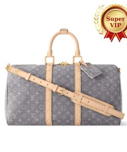 [Super Vip 1:1] Louis Vuitton Keepall Bandoulière 45 Cloudy Gray 45Cm M13748