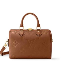 Louis Vuitton Speedy Bandoulière 20 Cognac Brown 20Cm