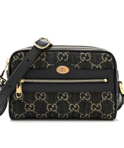 Alternative view of Gucci Ophidia Shoulder Bag Gg Denim Mini Black 17Cm
