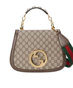 Alternative view of Gucci Blondie Medium Top Handle Bag Beige And Ebony 29Cm 721172 96Iwg 8745