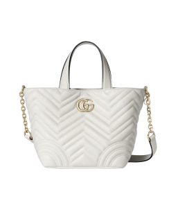 Alternative view of Gucci Betty Small Tote Bag White Matelasse 18Cm ‎847386 Aafa1 9050