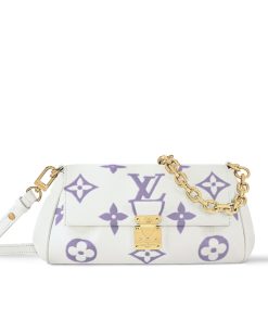 Alternative view of Louis Vuitton Favorite Bicolor Monogram White And Purple 24Cm