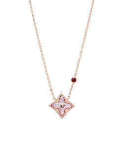 Alternative view of Louis Vuitton Color Blossom Bb Star Necklace Red Gold