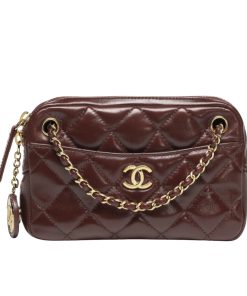 Alternative view of Chanel Mini Camera Case Dark Brown 18Cm As5190 B18306 Nzv43