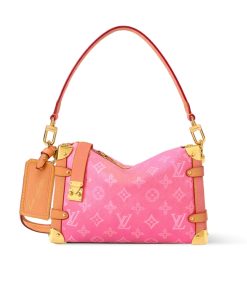Louis Vuitton Side Trunk MM Monogram Origine Rose Ruban 23Cm