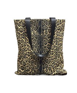 Alternative view of Saint Laurent Leopard Print Tote Bag 46Cm