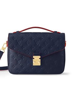 Alternative view of Louis Vuitton Pochette Metis Monogram Empreinte Navy Blue 25Cm M44071