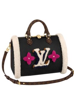 Alternative view of Louis Vuitton Speedy Bandouliere 30 Monogram Teddy Black 30Cm M56966