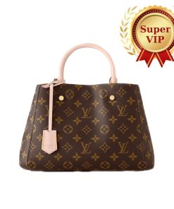 [Super Vip 1:1] Louis Vuitton Montaigne Bb Monogram Canvas Brown 29Cm M41055