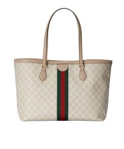 Alternative view of Gucci Ophidia Medium Tote Bag Beige And White 38Cm 631685 Uulag 9682