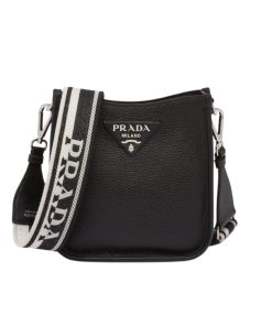 Prada Leather Mini Shoulder Bag Black 20Cm 1Bh191 2Dkv F0002 V 3Oo