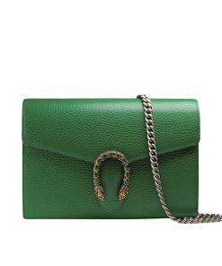 Alternative view of Gucci Women’S Dionysus Mini Chain Bag Green 20Cm 401231 Caogx 3120