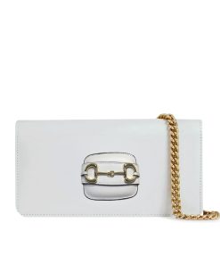 Gucci Horsebit 1955 Wallet With Chain White 20Cm 621892 0Yk0G 9022