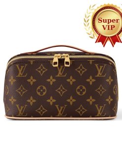 [Super Vip 1:1] Louis Vuitton Toiletry Bag Monogram Canvas Brown 24Cm M11750
