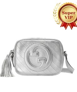 Alternative view of [Super Vip 1:1] Gucci Blondie Small Shoulder Bag Silver 21Cm 742360 Aacbo 8106