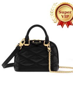 Alternative view of [Super Vip 1:1] Louis Vuitton Nano Alma Black 18Cm M83048